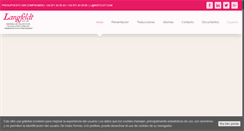 Desktop Screenshot of es.langfeldt-translations.com